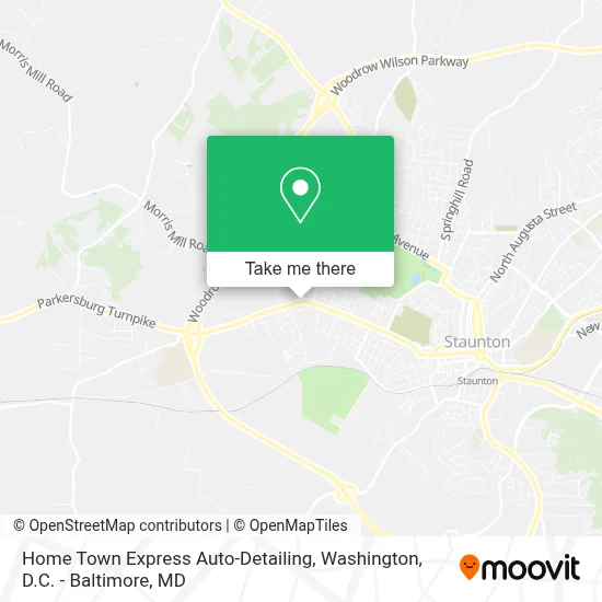 Home Town Express Auto-Detailing map