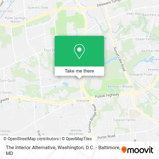 The Interior Alternative map