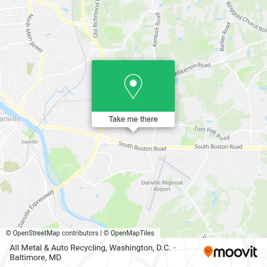 All Metal & Auto Recycling map