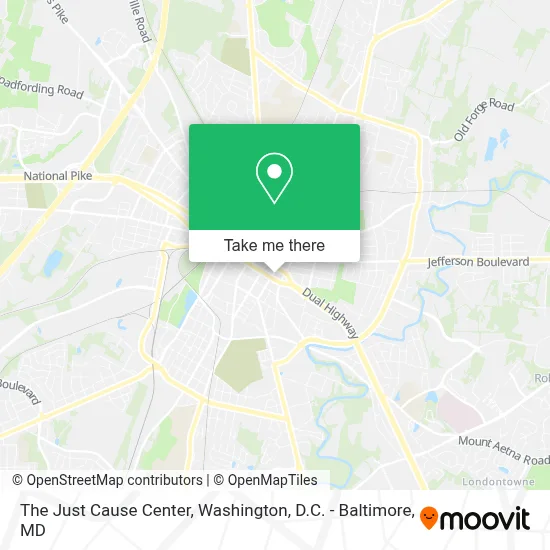 The Just Cause Center map