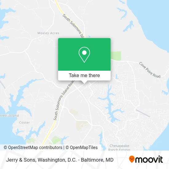 Jerry & Sons map