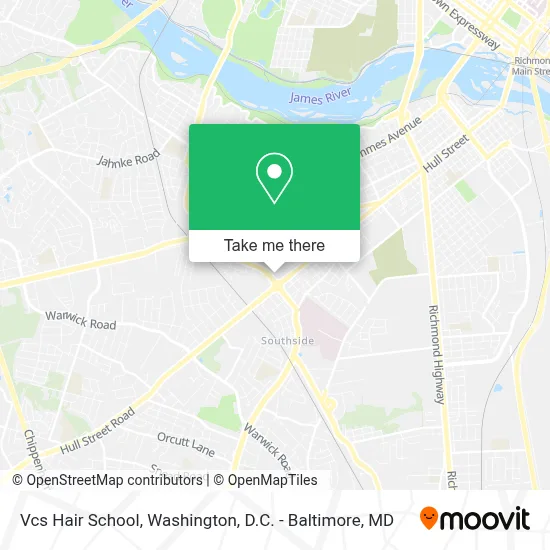 Vcs Hair School map
