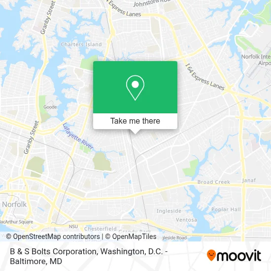 B & S Bolts Corporation map