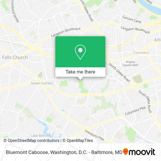 Bluemont Caboose map