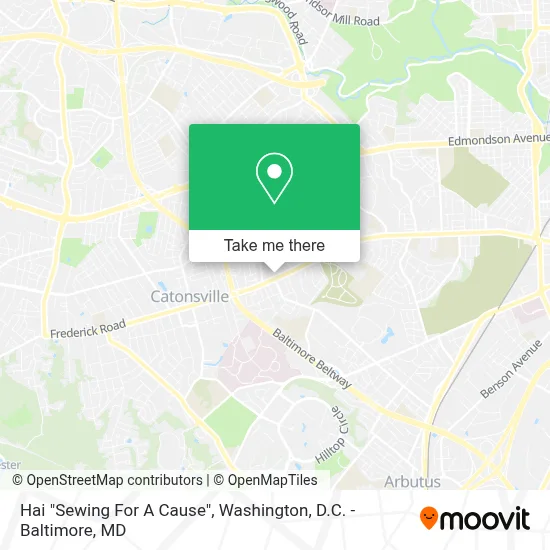 Hai "Sewing For A Cause" map