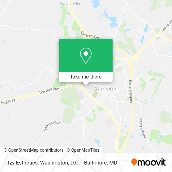 Itzy Esthetics map