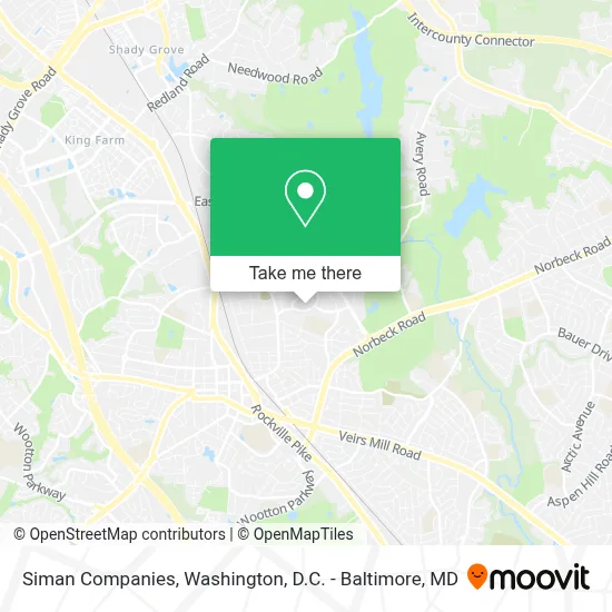 Siman Companies map
