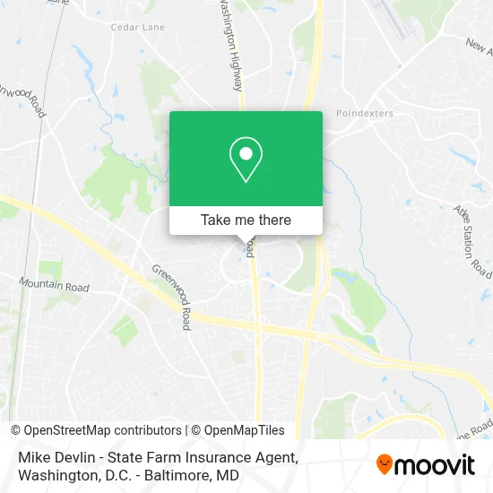 Mike Devlin - State Farm Insurance Agent map