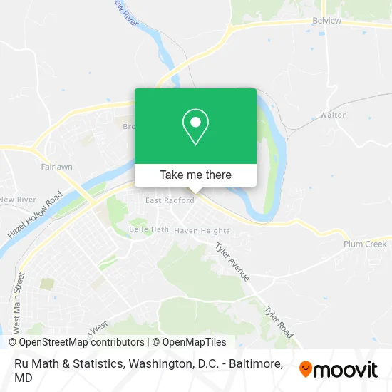 Ru Math & Statistics map