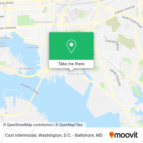 Csxt Intermodal map