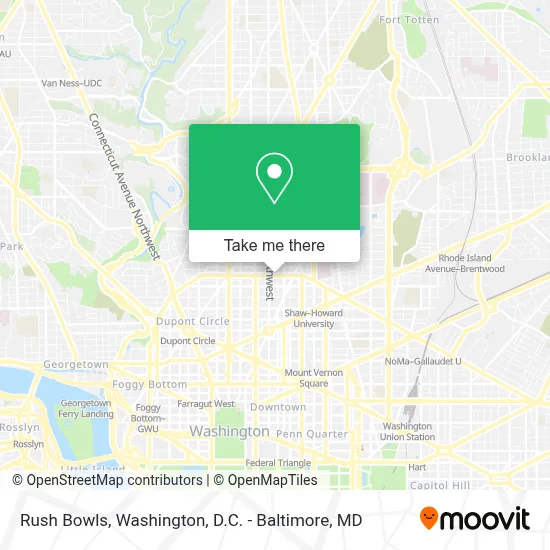 Rush Bowls map