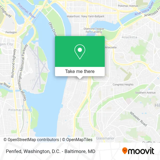 Penfed map