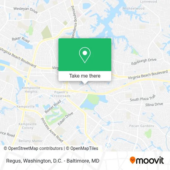 Regus map