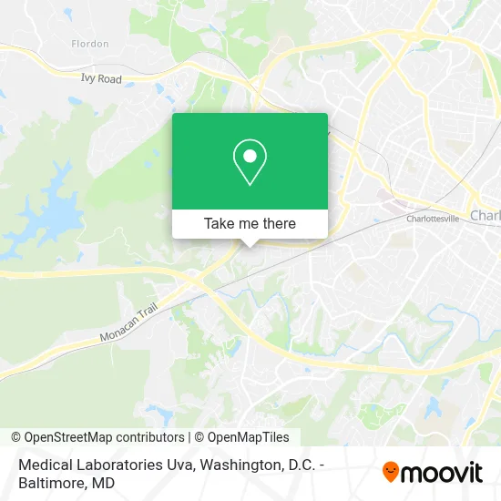 Medical Laboratories Uva map