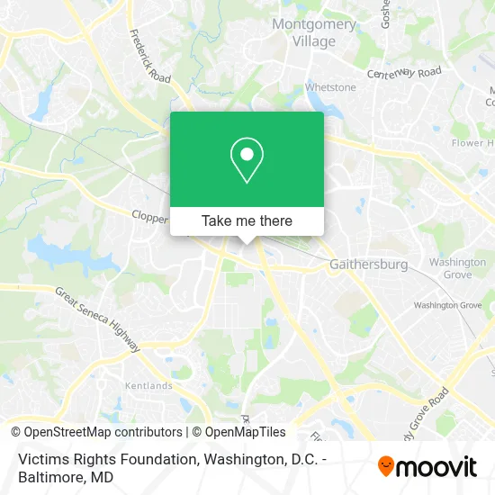 Victims Rights Foundation map