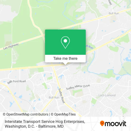 Interstate Transport Service Hcg Enterprises map