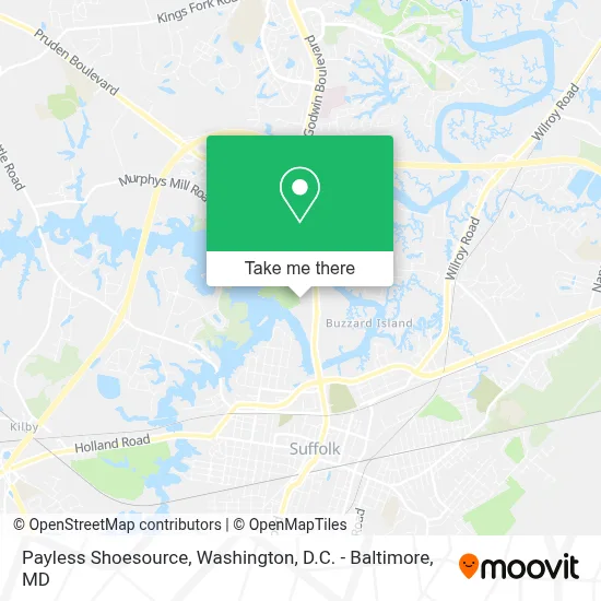 Payless Shoesource map