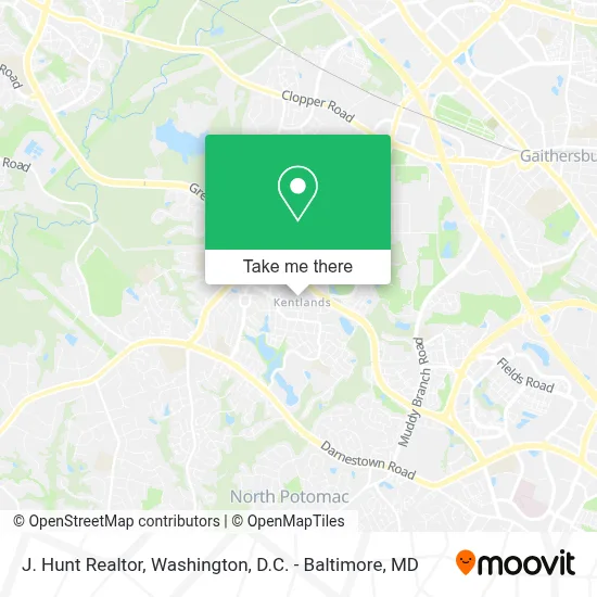 J. Hunt Realtor map