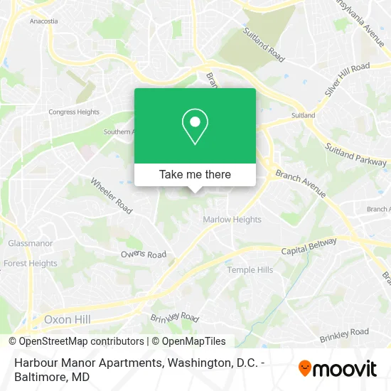 Harbour Manor Apartments map