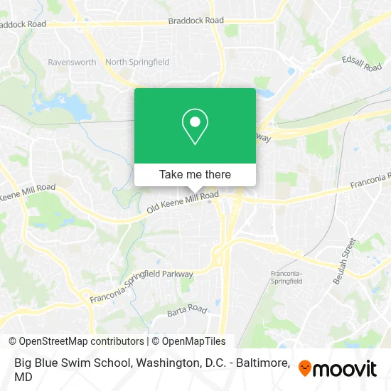 Big Blue Swim School map