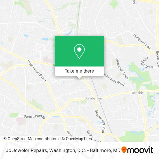 Jc Jeweler Repairs map