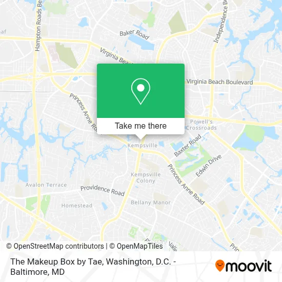 The Makeup Box by Tae map