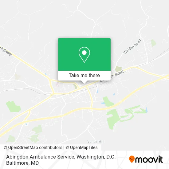 Abingdon Ambulance Service map