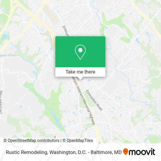 Rustic Remodeling map