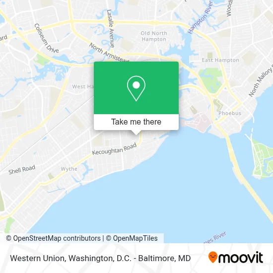 Western Union map