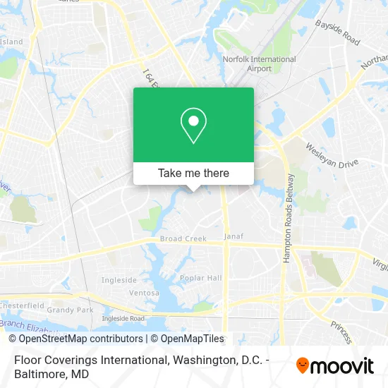 Floor Coverings International map