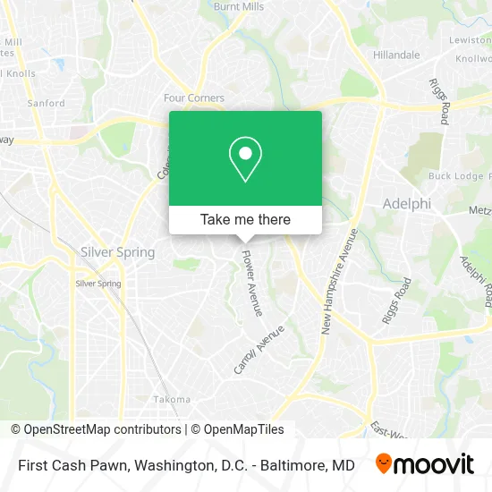 First Cash Pawn map