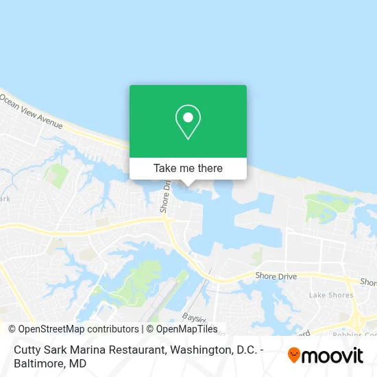 Cutty Sark Marina Restaurant map