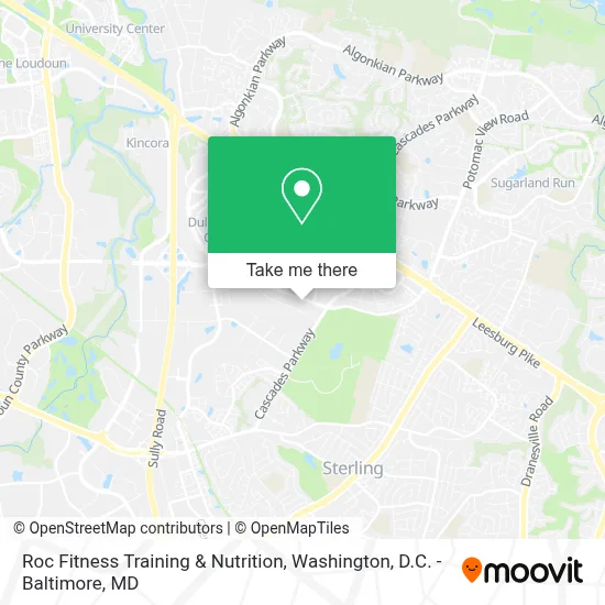 Roc Fitness Training & Nutrition map