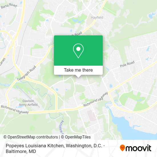 Popeyes Louisiana Kitchen map