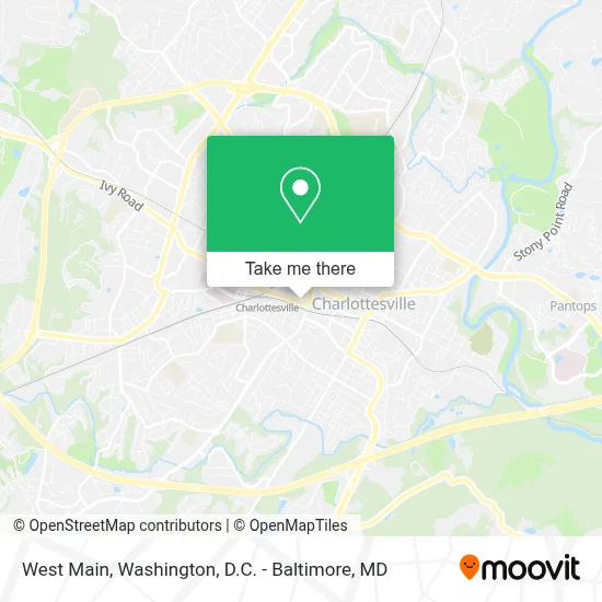 West Main map