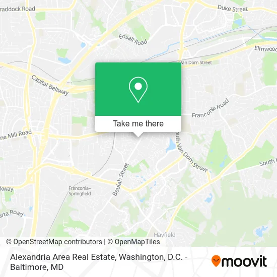 Alexandria Area Real Estate map