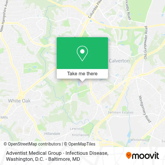 Adventist Medical Group - Infectious Disease map