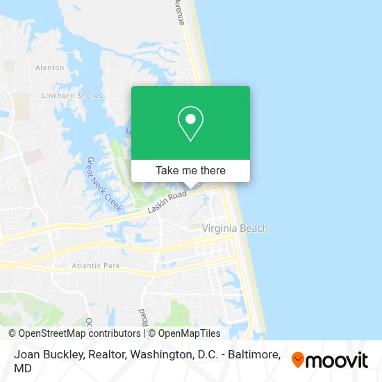 Joan Buckley, Realtor map