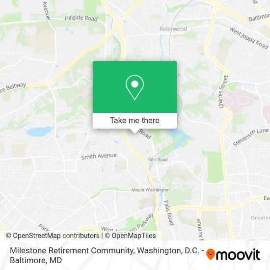 Milestone Retirement Community map