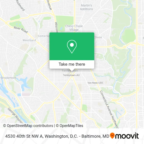 4530 40th St NW A map