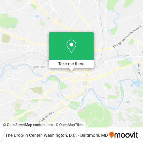 The Drop-In Center map