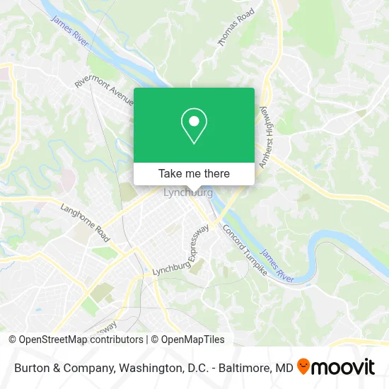 Burton & Company map