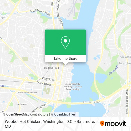 Wooboi Hot Chicken map