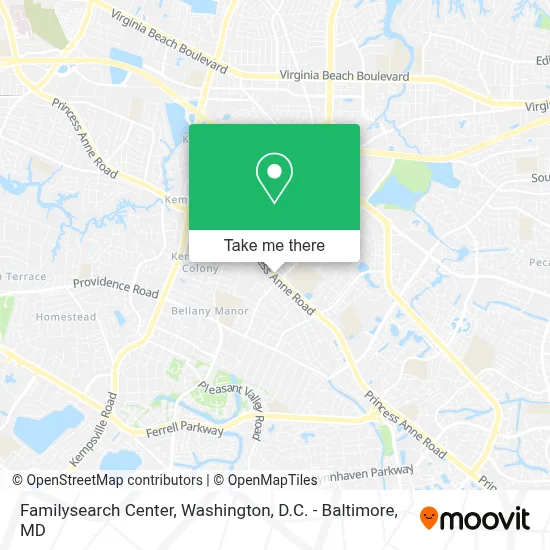 Familysearch Center map