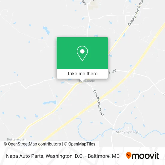 Napa Auto Parts map
