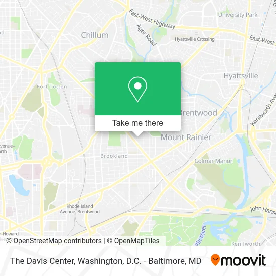 The Davis Center map