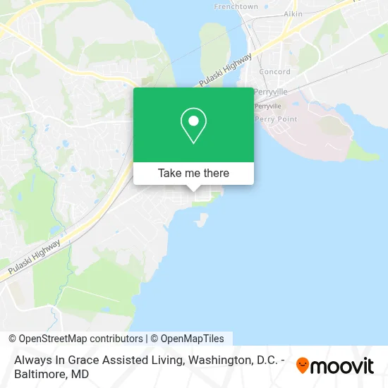 Always In Grace Assisted Living map