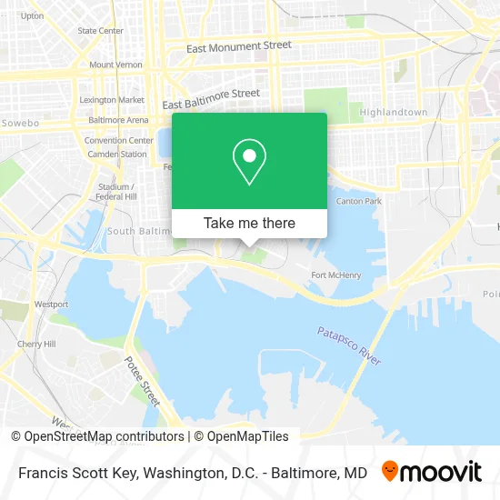 Francis Scott Key map