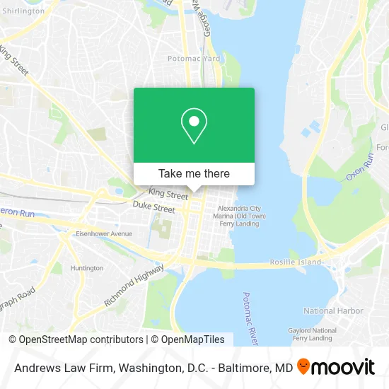 Andrews Law Firm map
