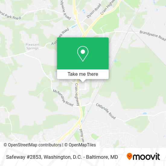 Safeway #2853 map